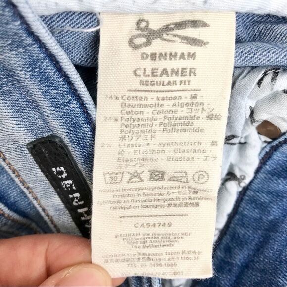 Denham Cleaner Regular light wash skinny jeans 25 - Picture 10 of 11